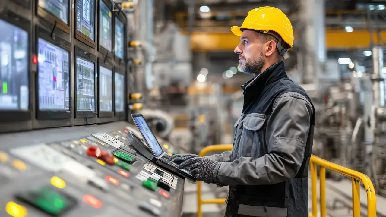 Opérateurs en salle de supervision d&rsquo;un site industriel