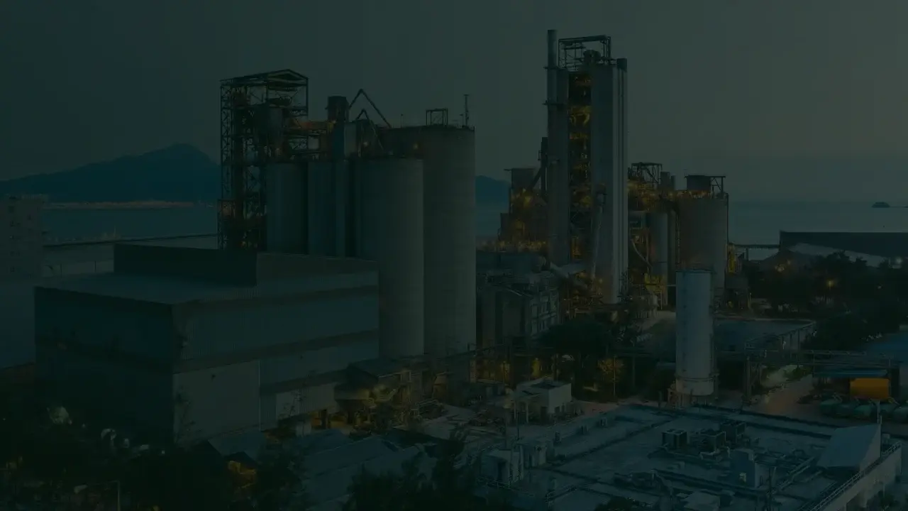 Site industriel de transformation en activité